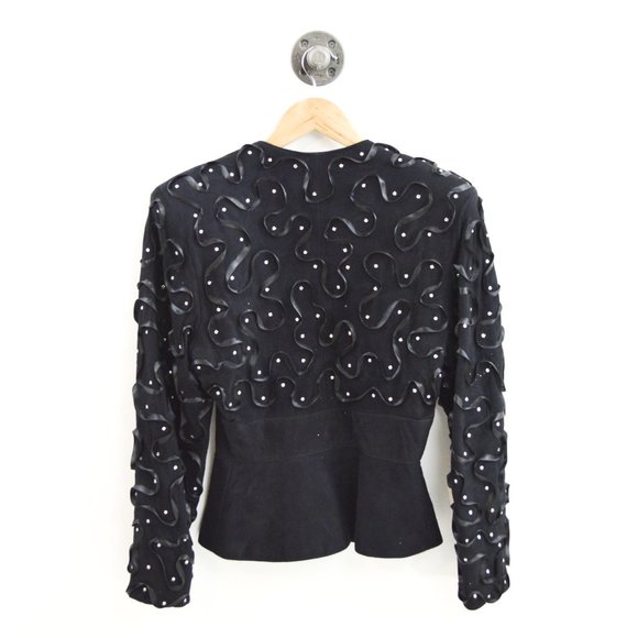 Dero Enterprises by Rocco Leather Ribbon Blazer #197-38 - Picture 3 of 3